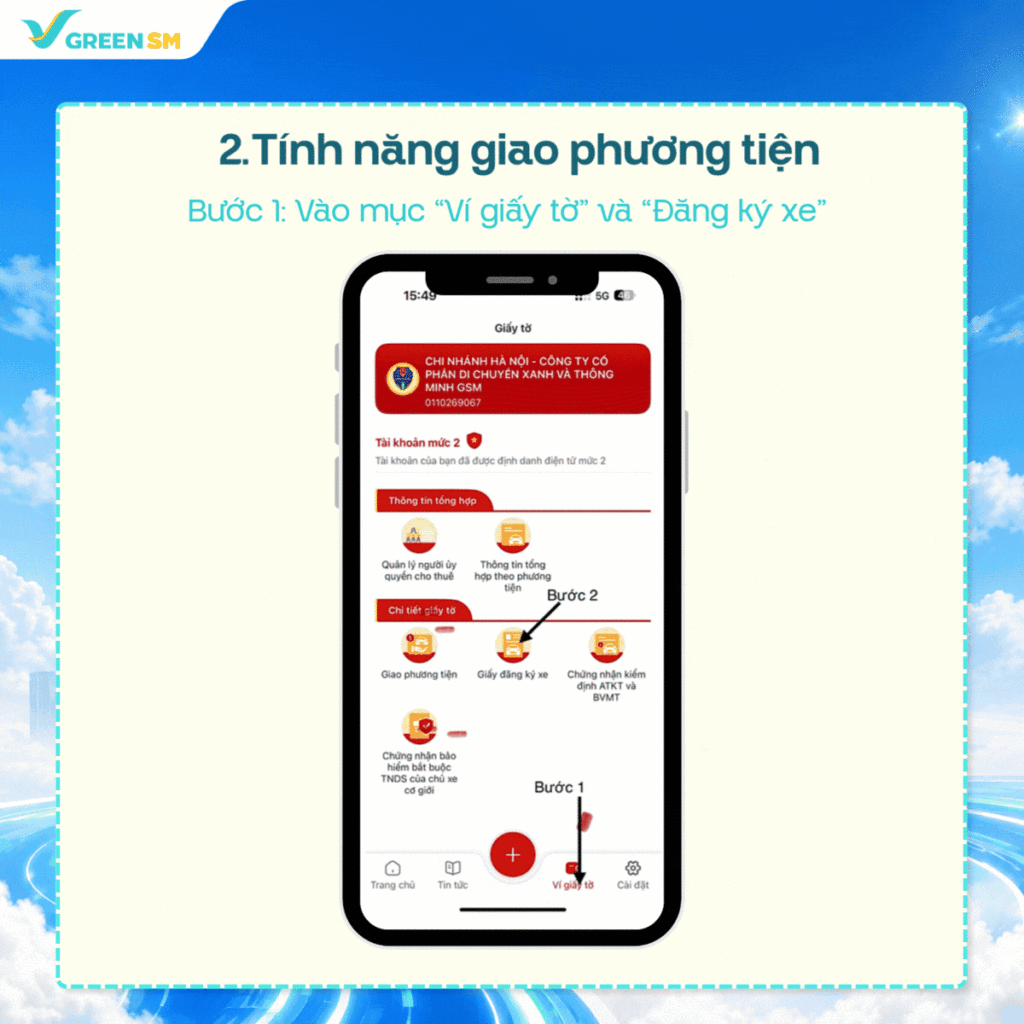 Hướng Dẫn Bác Tài Xanh Gán Cà Vẹt Xe Điện Tử Qua Ứng Dụng VNeTraffic