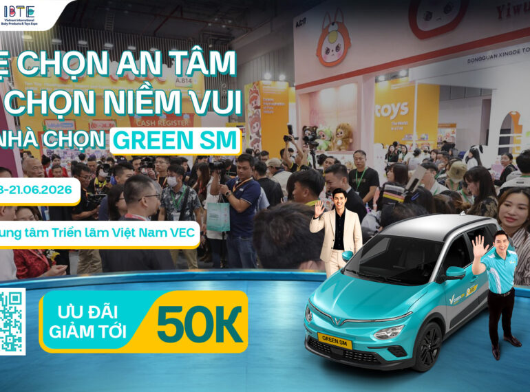 Green SM đồng hành cùng IBTE Vietnam 2026 – Ưu đãi di chuyển lên đến 20% cho khách tham dự triển lãm