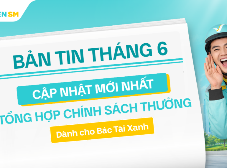 Cập Nhật Chương Trình Thưởng Dành Cho Bác Tài Green SM Bike