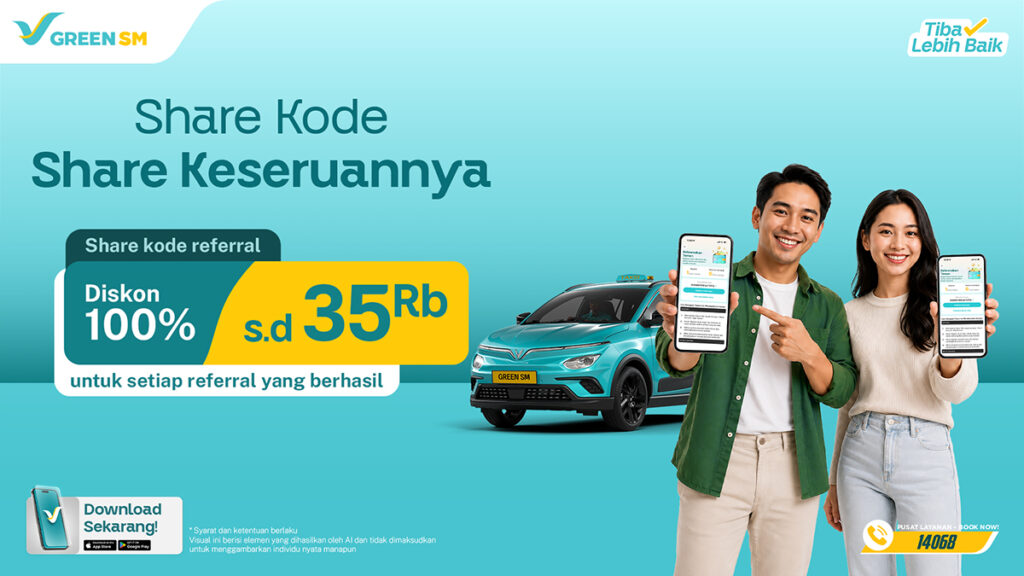 Bagikan Kode Referral, Dapat Diskon 35 Ribu
