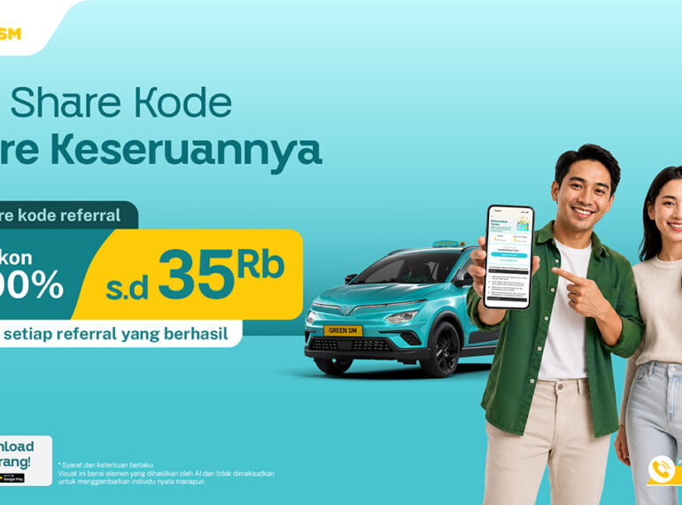 Bagikan Kode Referral, Dapat Diskon 35 Ribu