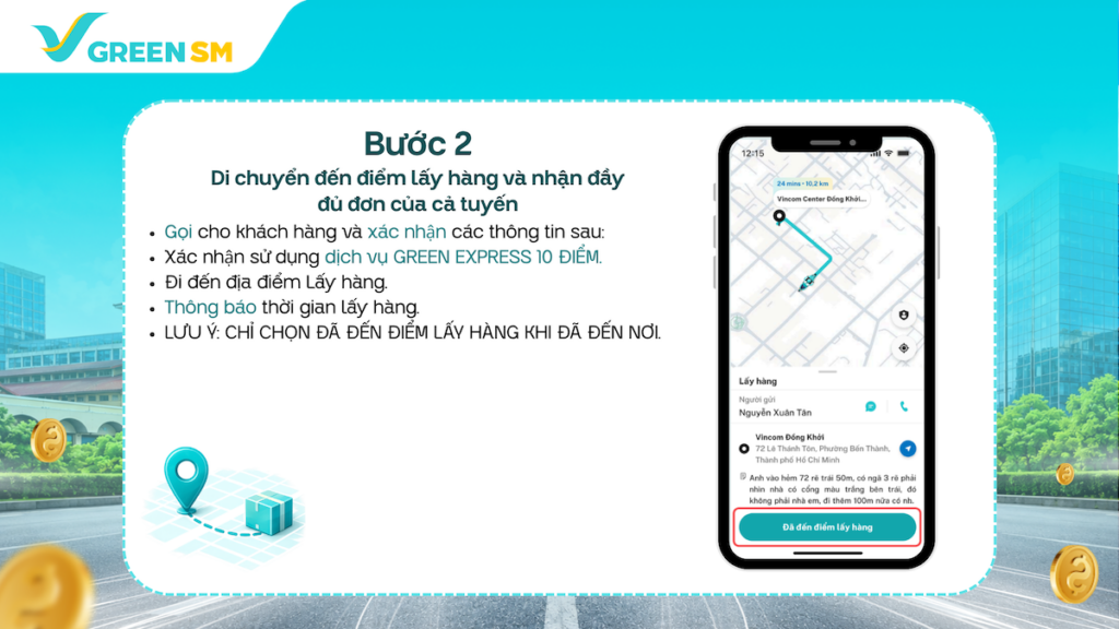 Thông Báo Triển Khai Thử Nghiệm Green Express 10 Điểm