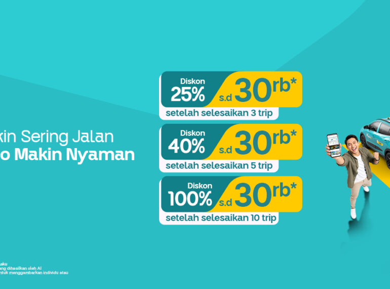 Selesaikan Misi, Klaim Reward Diskon hingga 100%!