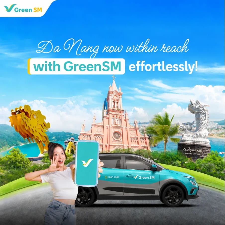 Green SM in Da Nang banner