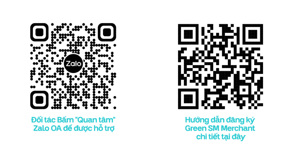 mã qr zalo merchant và mã qr hướng dẫn merchant