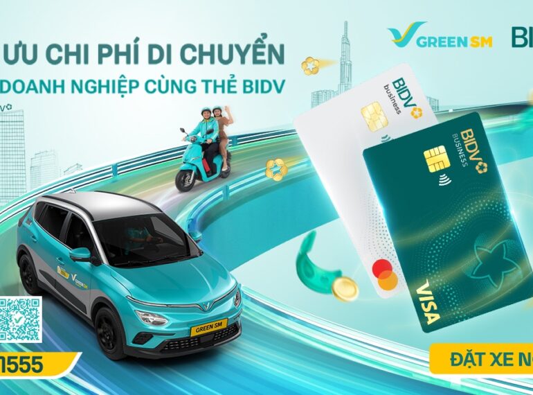 Green SM hợp tác cùng BIDV - Doanh nghiệp tối ưu chi phí di chuyển với Green Business