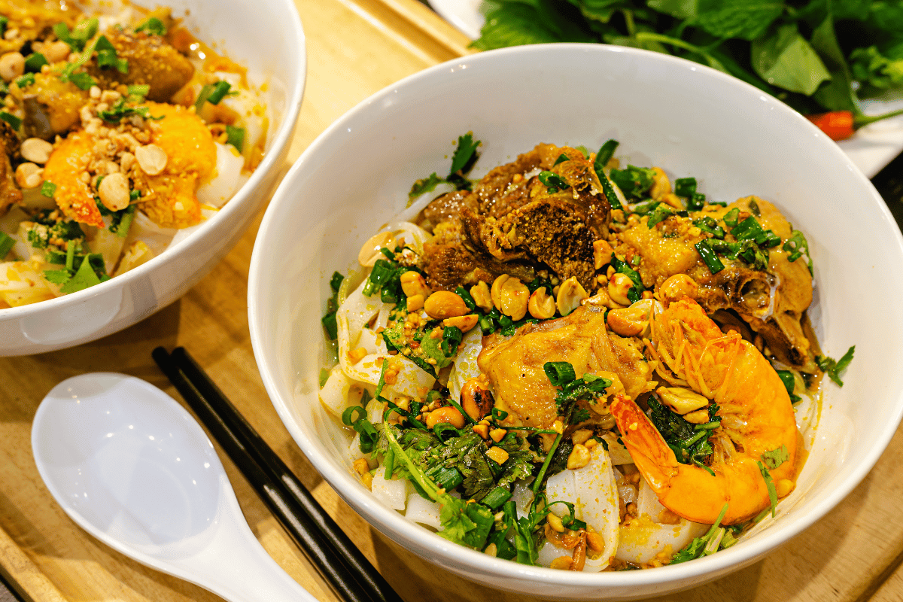 Mi Quang - One of the most popular food in Da Nang City. 
