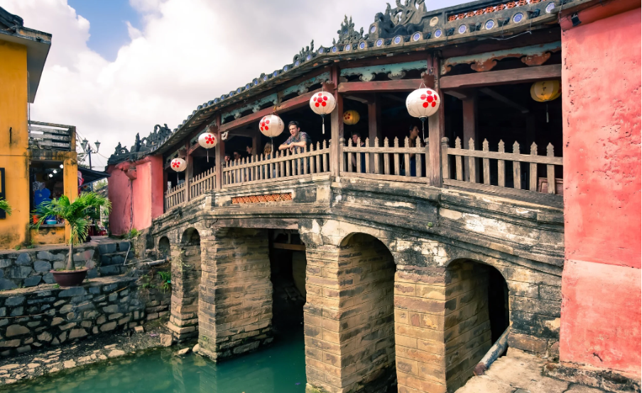 Japanese Covered Bridge. 