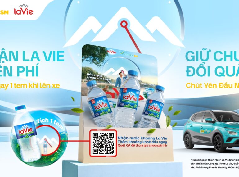 Green SM đồng hành cùng La Vie: Chọn Di Chuyển "Xanh", Nạp "Khoáng Khỏe" Đón Chút Yên Đầu Ngày