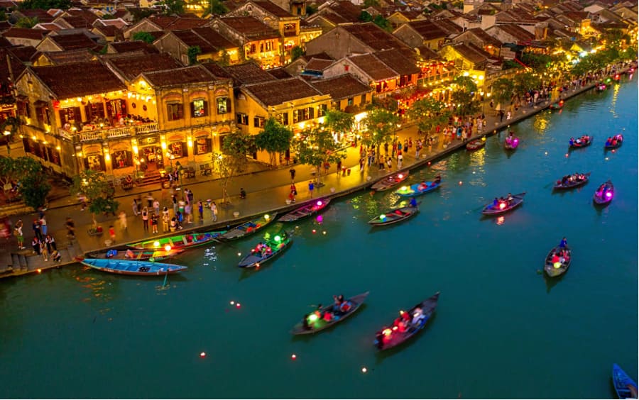 Thu Bon River in Hoi An