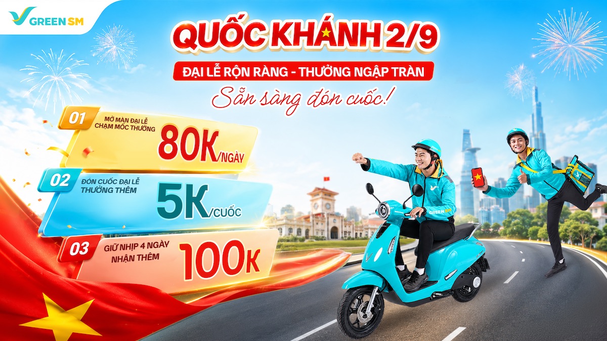 Quốc khánh 2/9 - Đại lễ rộn ràng, thưởng ngập tràn, sẵn sàng đón cuốc!