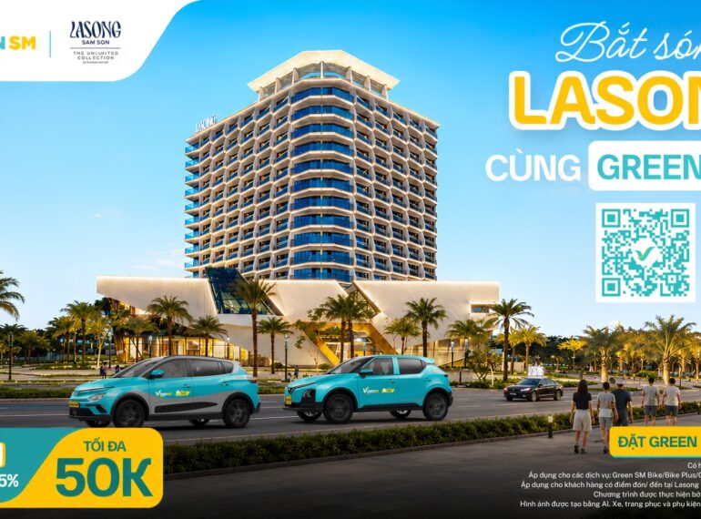 Green SM hợp tác cùng Lasong Hotel & Villas Sầm Sơn – Ưu đãi di chuyển lên đến 25%