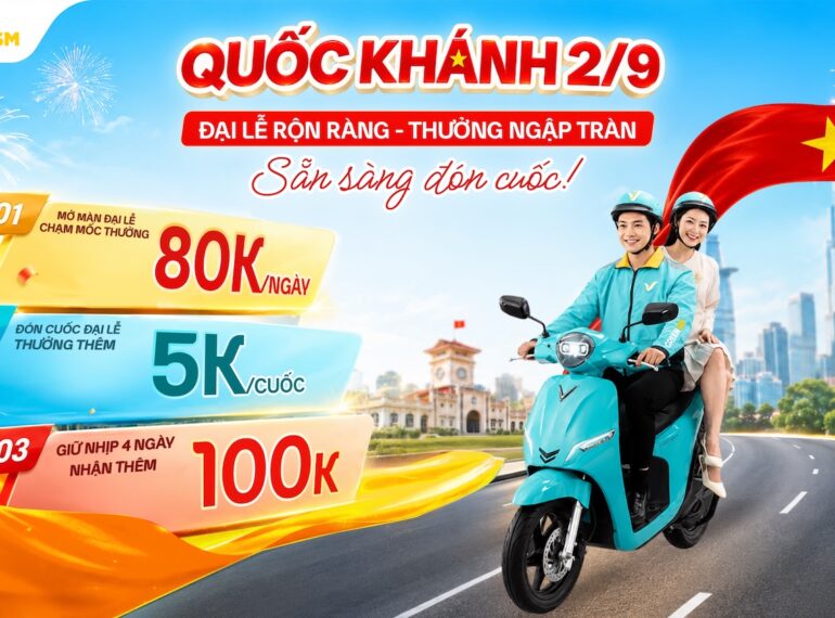 Quốc khánh 2/9 - Đại lễ rộn ràng, thưởng ngập tràn, sẵn sàng đón cuốc!
