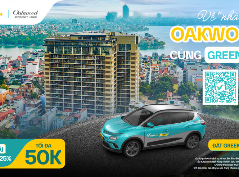 Green SM hợp tác cùng Oakwood Residence Hanoi - Ưu đãi di chuyển lên đến 25%