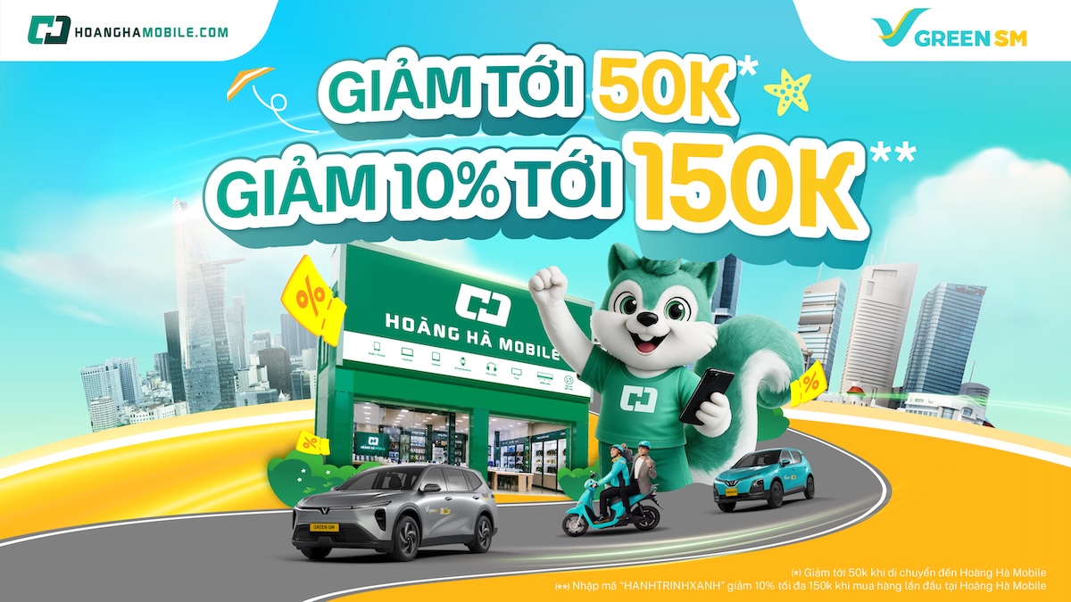 Green SM x Hoàng Hà Mobile: Hành Trình Xanh - Ưu Đãi Đồng Hành