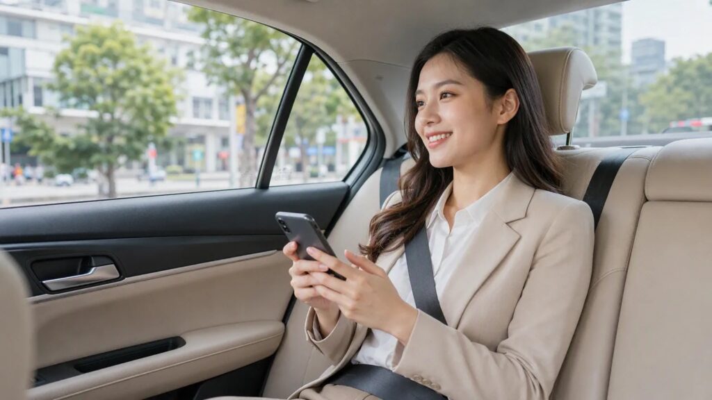 Quy trình đặt xe đơn giản và nhanh chóng giúp hành trình đi làm trở nên thuận tiện hơn. 