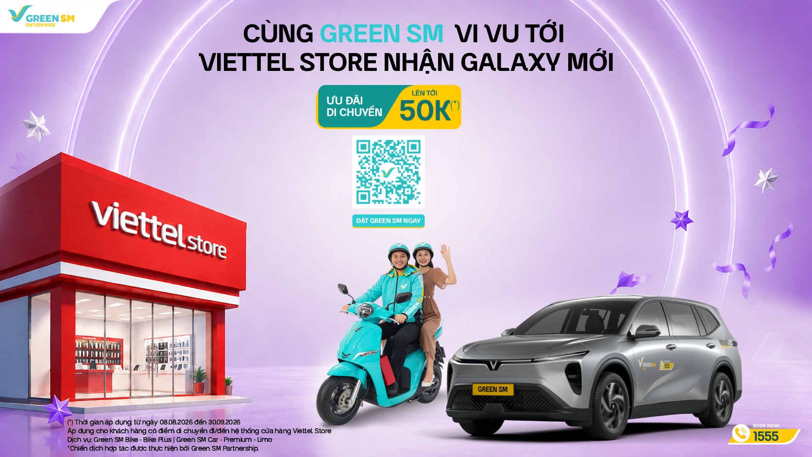 Green SM đồng hành đến Viettel Store – Nhận ngay Samsung Galaxy Z Fold 8 Ultra