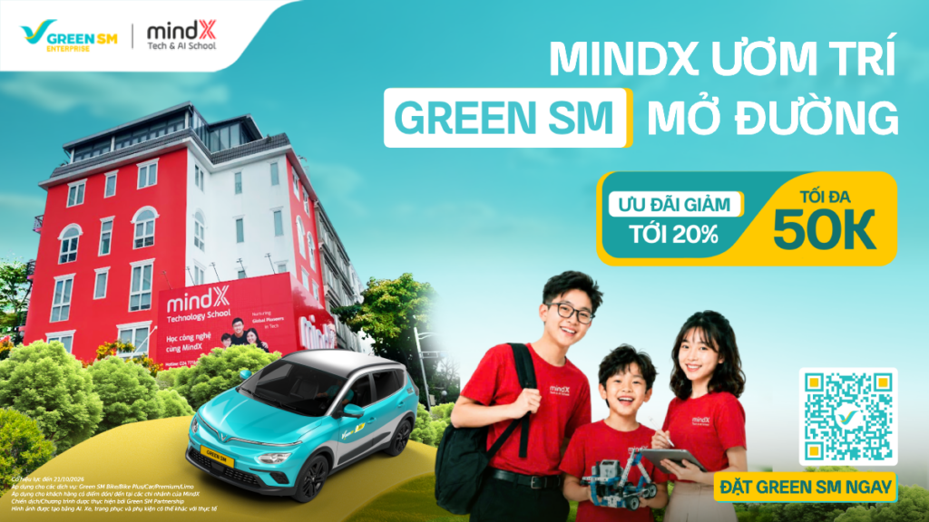 Vạn dặm khởi đầu - MindX ươm trí, Green SM mở đường