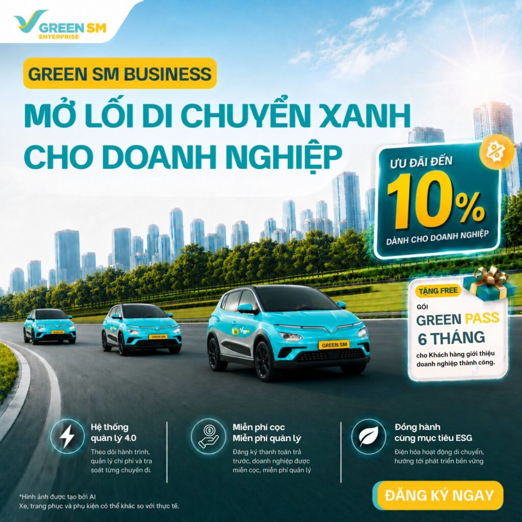 Hệ sinh thái xe điện, đồng hành cùng doanh nghiệp chuyển đổi xanh.