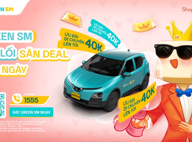Shopee VIP x Green SM, săn deal tiện lợi mỗi ngày