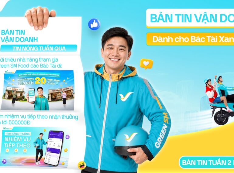 Bản Tin Vận Doanh Green SM Bike Tuần 2 Tháng 8 - Cập Nhật Tin Mới Dành Cho Bác Tài Xanh