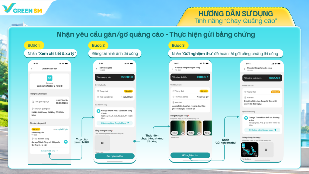 HƯỚNG DẪN SỬ DỤNG TÍNH NĂNG “CHẠY QUẢNG CÁO”