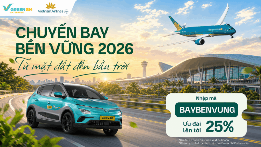 Vietnam Airlines × Green SM: Hành trình xanh toàn diện từ mặt đất đến bầu trời