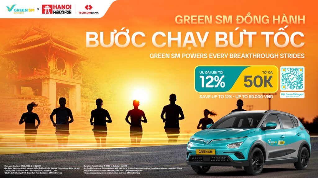 Bứt tốc đường chạy, lan tỏa năng lượng xanh cùng Green SM