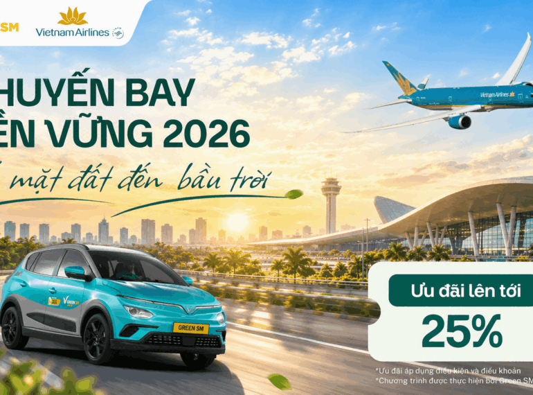 Vietnam Airlines × Green SM: Hành trình xanh toàn diện từ mặt đất đến bầu trời