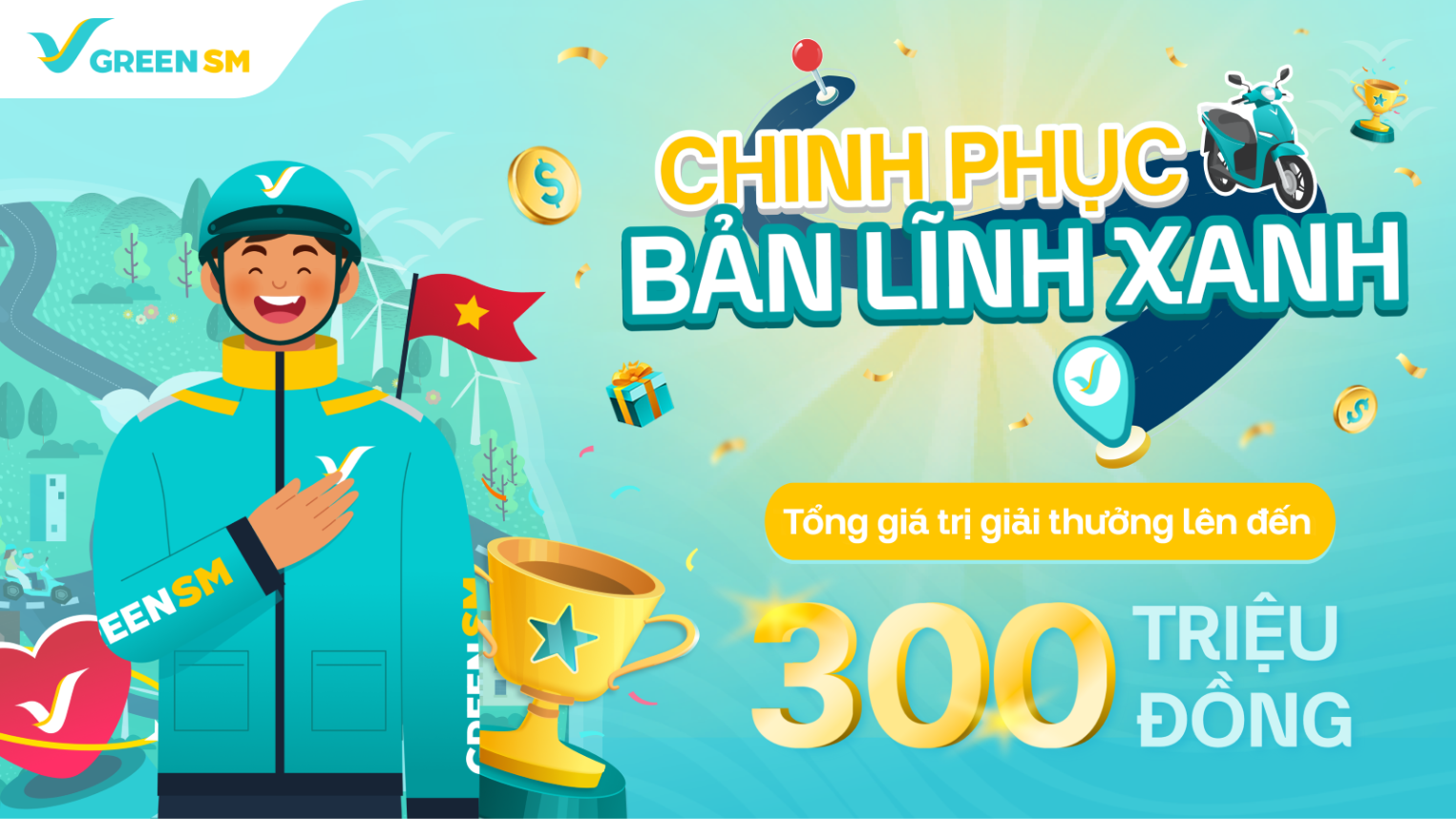 Chính thức khởi động trò chơi: “Chinh phục Bản Lĩnh Xanh” dành riêng cho Bác Tài Xanh Bike