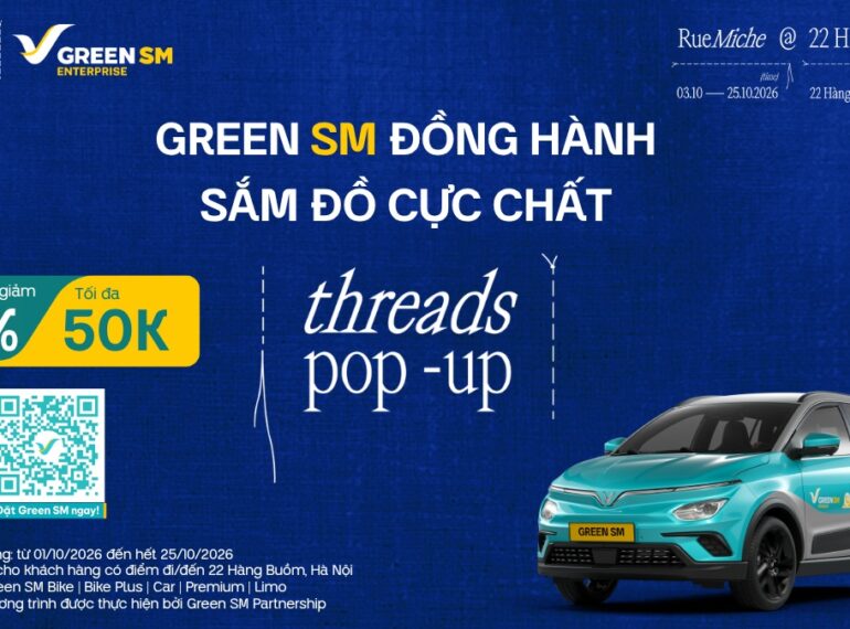 Green SM đồng hành, RUE MICHE @ 22 HÀNG BUỒM | THREADS POP-UP thêm phong cách