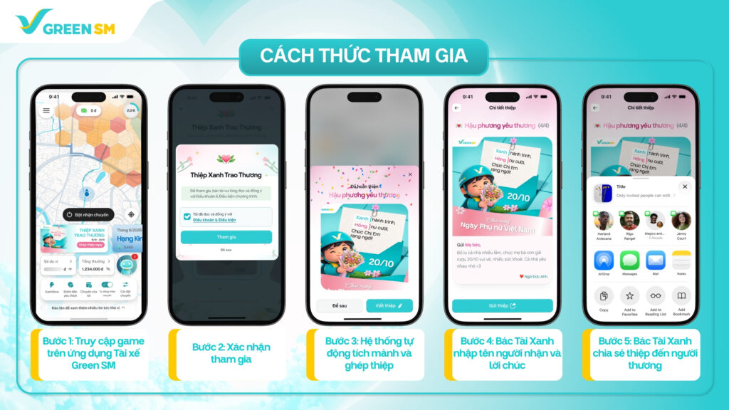 Mỗi cuốc xe, một món quà ý nghĩa nhân ngày 20/10