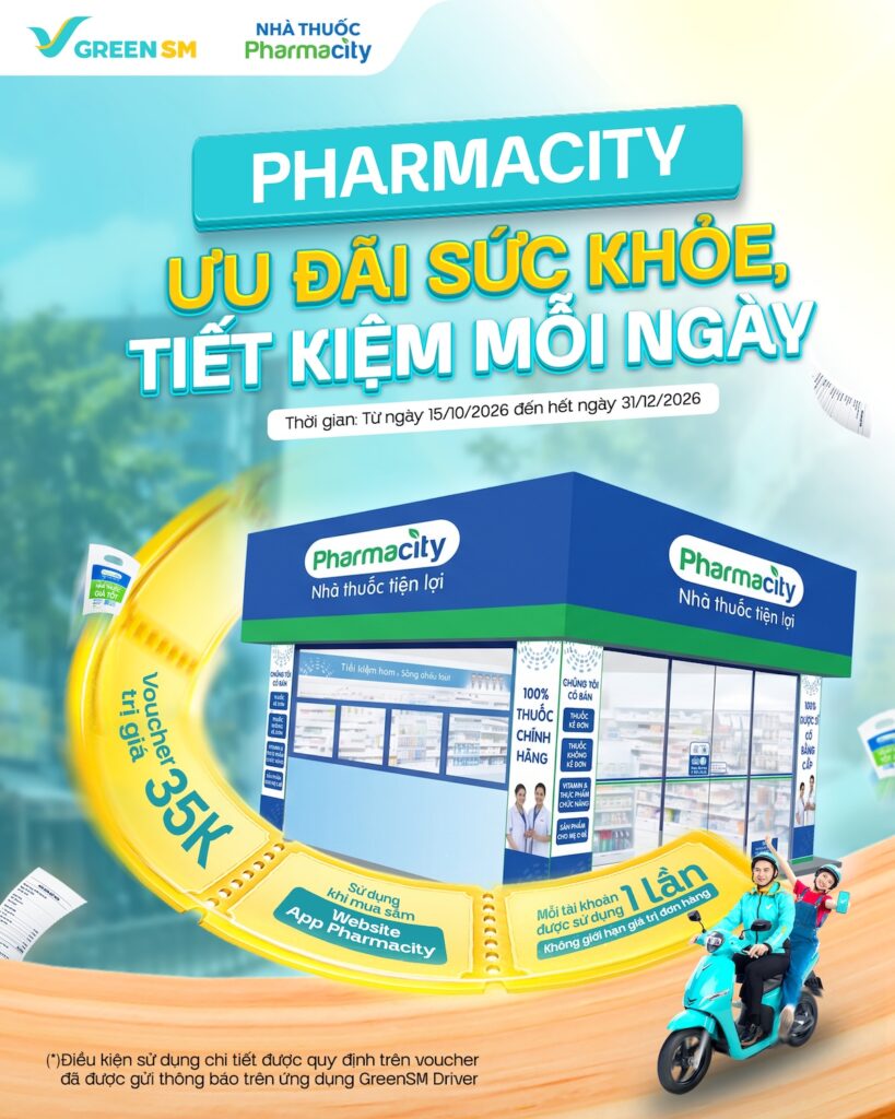 Xanh Hot Deal | Pharmacity - Ưu đãi sức khỏe, tiết kiệm mỗi ngày