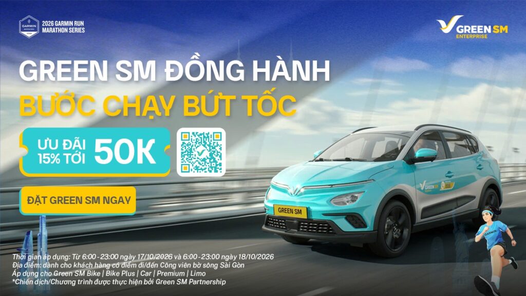 Green SM tiếp sức, Garmin Run bứt phá từng bước chạy