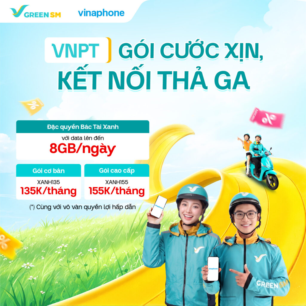 Xanh Hot Deal | VNPT - Gói cước xịn, kết nối thả ga